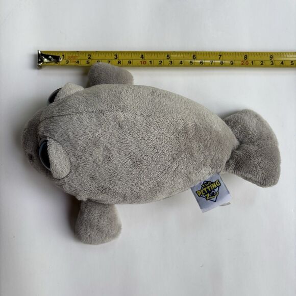 The Petting Zoo Grey Manatee Plush Stuffed Animal Ocean Mammal Toy 2011 9 in. - Picture 8 of 12